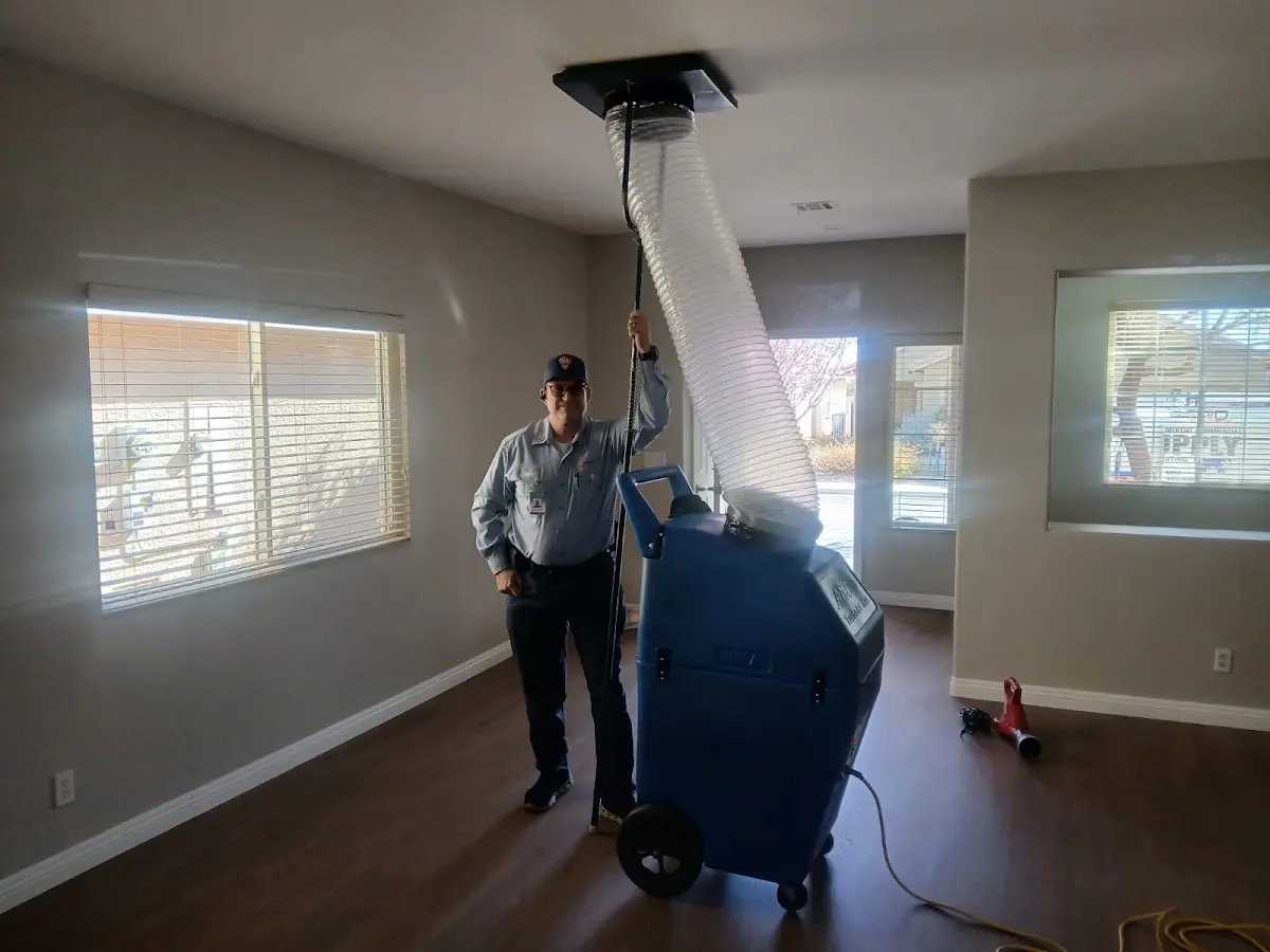 Professional Dryer Vent Cleaning work inside a Pinecrest home